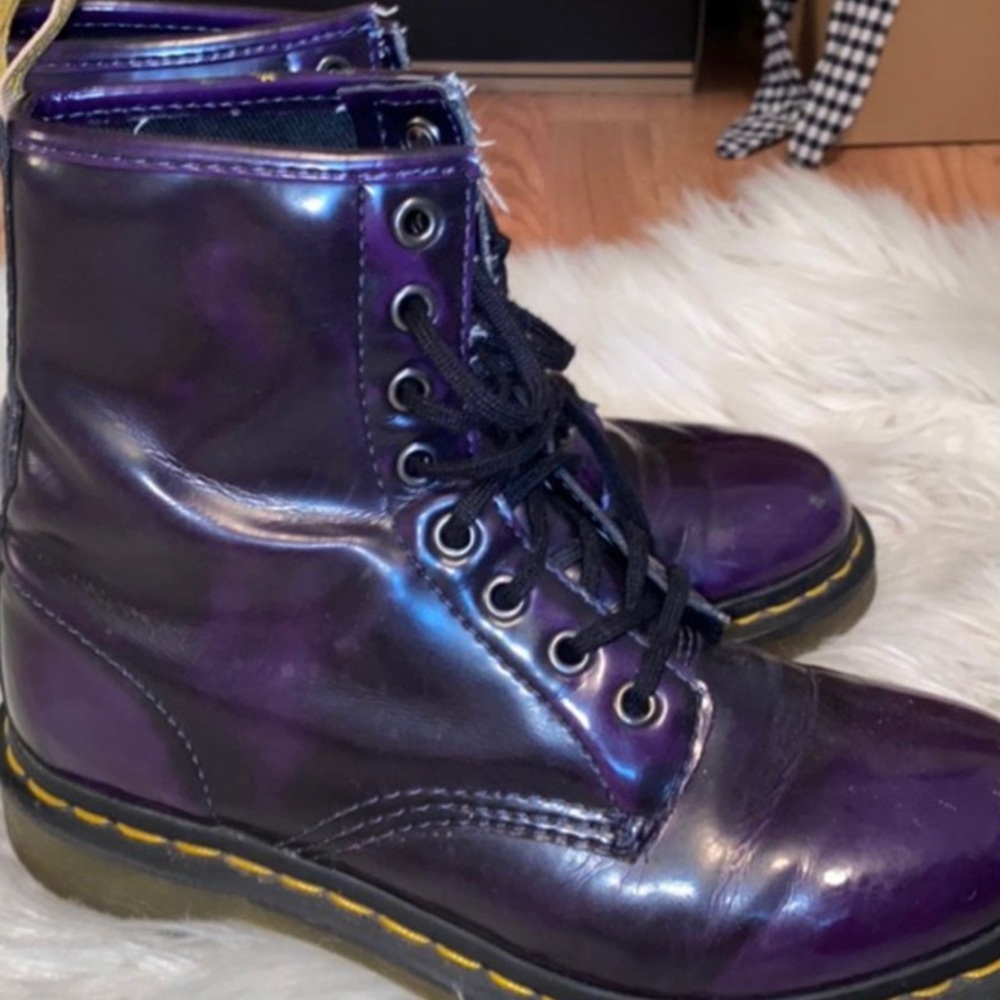 Purple doc martens